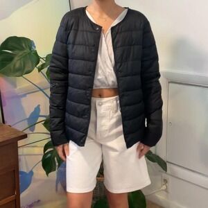 Primark black puffer jacket Size S